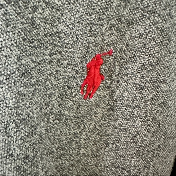 Polo Ralph Lauren Classic Fit Heather Gray Piqué Polo XXL Classic Americana - Picture 5 of 12